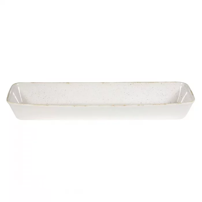 Churchill Stonecast Hints Rectangular Baking Dishes Barley White 160 x 530mm - Image 2