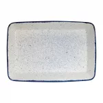 Churchill Stonecast Hints Rectangular Baking Dishes Indigo Blue 250 x 380mm