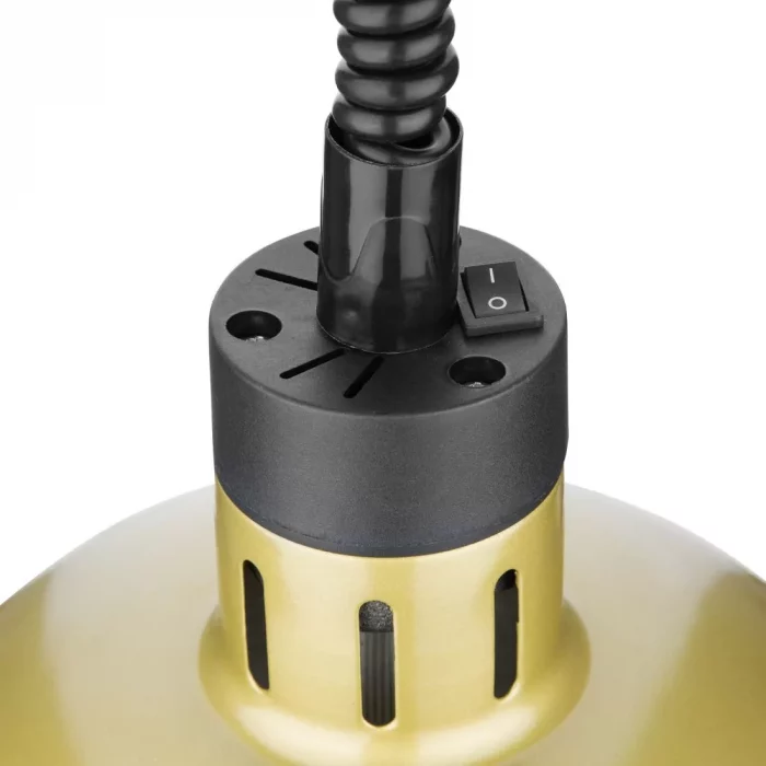 Buffalo Retractable Dome Heat Shade Pale Gold Finish - Image 2