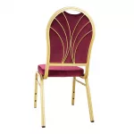 Bolero Regal Banquet Chairs Claret (Pack of 4) - Image 3