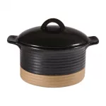 Churchill Black Igneous Cocotte 530ml 20oz (Pack of 6)