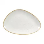 Churchill Stonecast Triangular Plates Barley White 304mm (Pack of 6)