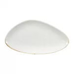 Churchill Stonecast Triangular Plates Barley White 355mm (Pack of 6)