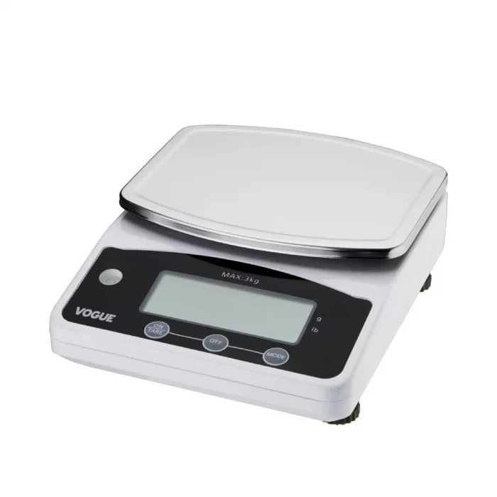 Vogue Small Electronic Platform Scale 3kg - Image 1