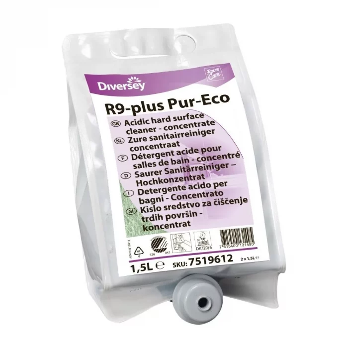 Room Care R9-plus Pur-Eco Bathroom Cleaner Concentrate 1.5Ltr - Image 1