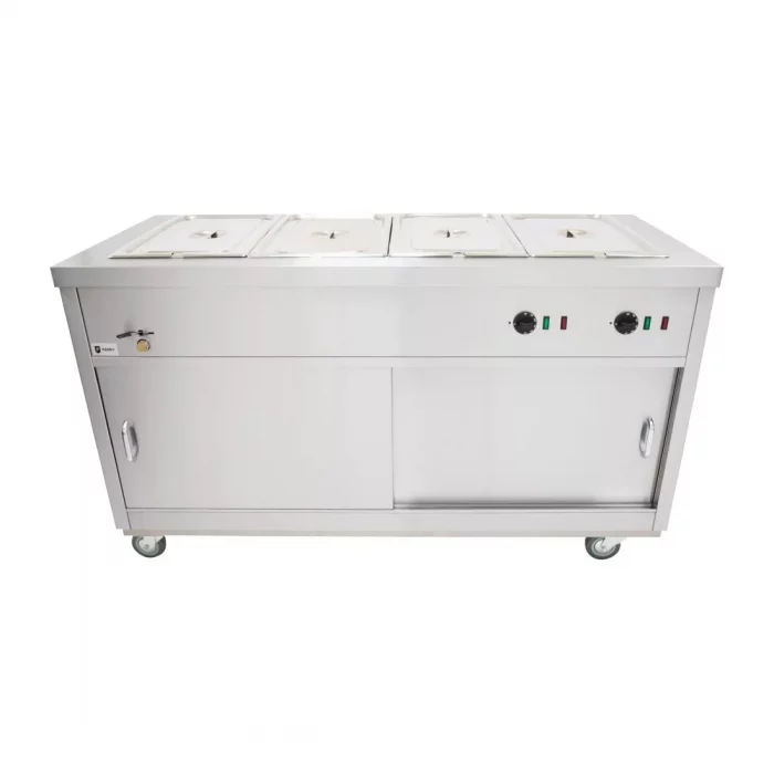 Parry Mobile Hot Cupboard with Bain Marie Top HOT15BM - Image 4