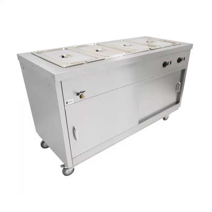 Parry Mobile Hot Cupboard with Bain Marie Top HOT15BM - Image 1