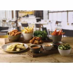 Churchill Stonecast Round Coupe Plate Barley White 200mm (Pack of 12) - Image 4