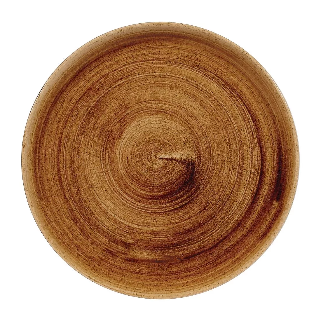 fa600_crockery.jpg Churchill Stonecast Patina Coupe Plates Vintage Copper 324mm (Pack of 6) - Image 1