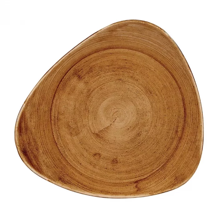 Churchill Stonecast Patina Triangular Plates Vintage Copper 311mm (Pack of 6) - Image 1