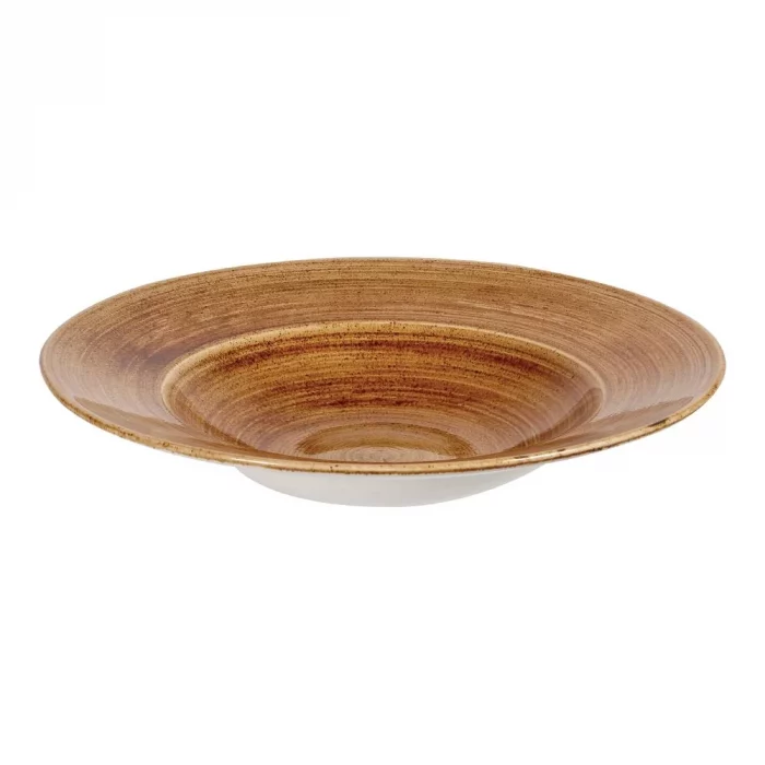 Churchill Stonecast Patina Wide Rim Bowls Vintage Copper 16.5oz 280mm - Image 2