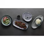 Churchill Mineral Oval Chefs Plate Green 299x150mm (Pack of 12) - Image 6