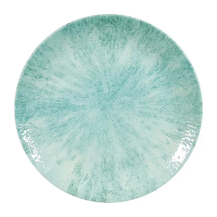Churchill Stone Coupe Plates Aquamarine 260mm (Pack of 12) - Image 1