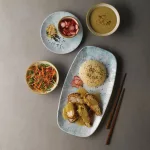 Churchill Stone Oblong Chef Plates Aquamarine 153 x 298mm (Pack of 12) - Image 2