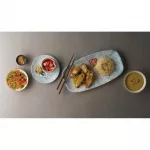 Churchill Stone Oblong Chef Plates Aquamarine 153 x 298mm (Pack of 12) - Image 4