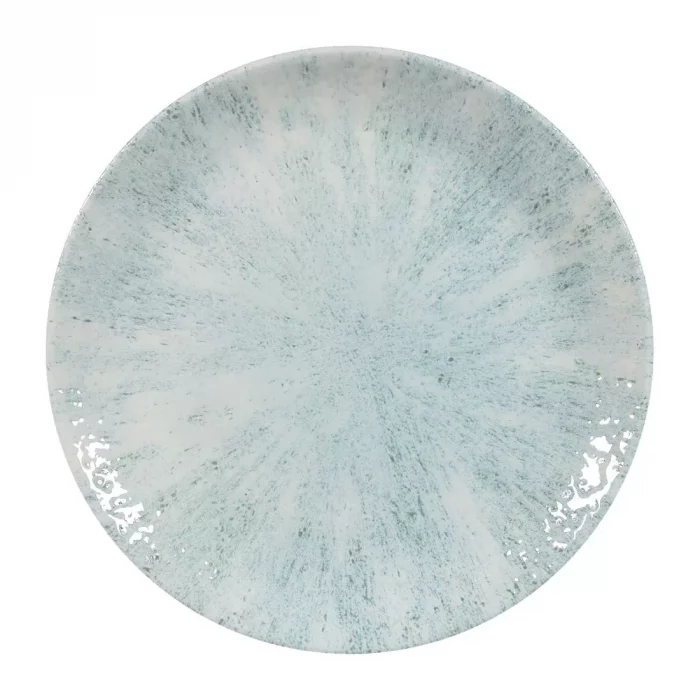 Churchill Stone Coupe Plates Aquamarine 217mm (Pack of 12) - Image 1