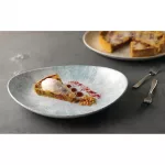 Churchill Stone Oval Coupe Plates Aquamarine 270 x 229mm (Pack of 12) - Image 3