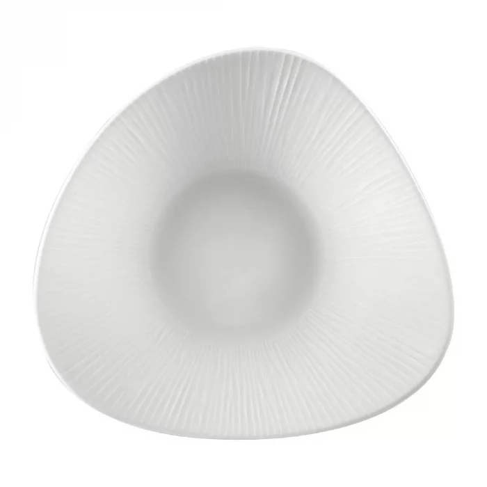 Churchill Bamboo Triangle Shallow Bowls 210mm (Pack of 12) - Image 1