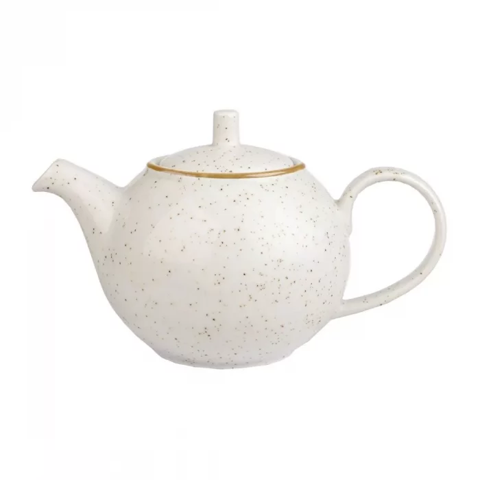 Churchill Stonecast Beverage Pots Barley White 852ml (Pack of 4) - Image 1