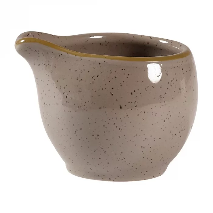 Churchill Stonecast Grey White Jugs 2oz 50mm (Pack of 12) - Image 1