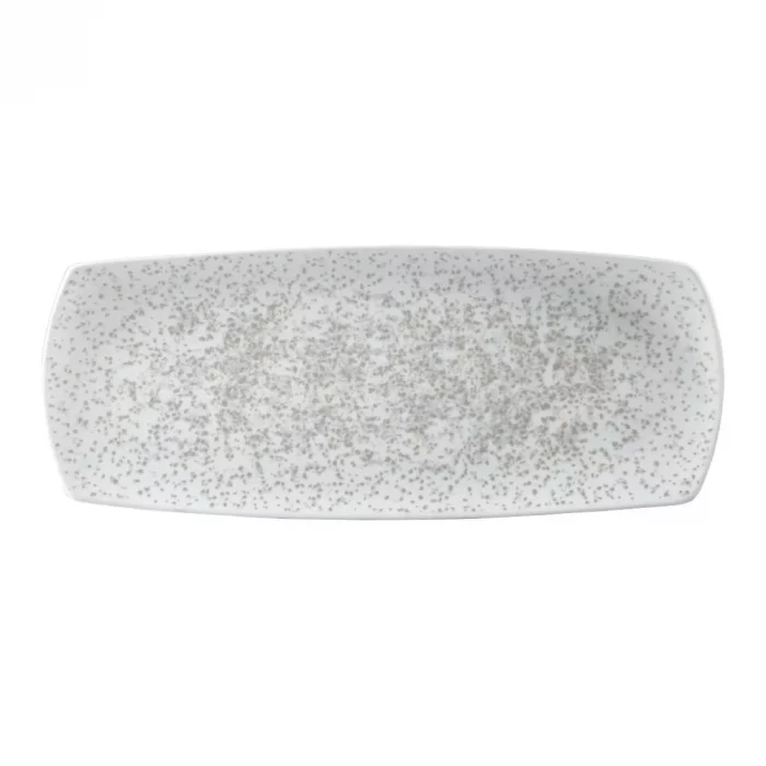 Churchill Menu Shades Caldera Rectangular Plates Chalk White 140 x 355mm - Image 1