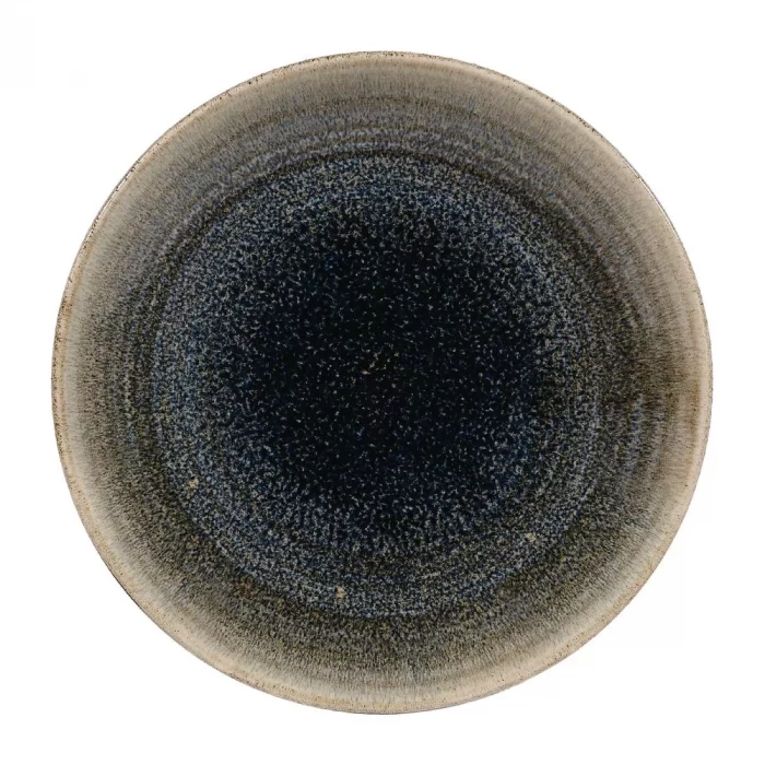 Churchill Stonecast Aqueous Coupe Plates Bayou Taupe 165mm (Pack of 12) - Image 1