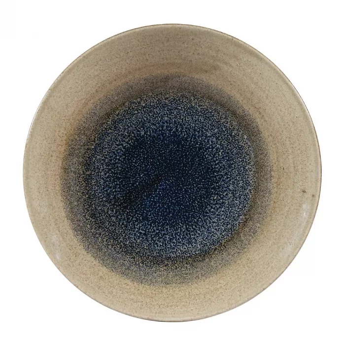 Churchill Stonecast Aqueous Deep Coupe Plates Bayou Taupe 225mm (Pack of 12) - Image 1