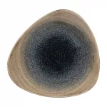 Churchill Stonecast Aqueous Triangular Plates Bayou Taupe 192mm (Pack of 12)
