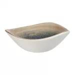 Churchill Stonecast Aqueous Triangular Bowls Bayou Taupe 13oz 185mm (Pack of 12) - Image 4