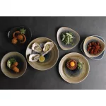 Churchill Stonecast Aqueous Deep Coupe Plates Bayou Taupe 255mm (Pack of 12) - Image 9