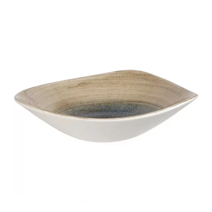 Churchill Stonecast Aqueous Triangular Bowls Bayou Taupe 21oz 235mm (Pack of 12) - Image 8