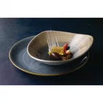 Churchill Stonecast Aqueous Triangular Bowls Bayou Taupe 21oz 235mm (Pack of 12) - Image 9