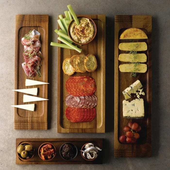 Churchill Alchemy Wood Large Serving Boards 410 x 165mm (Pack of 4) - Image 3