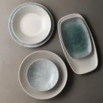 Churchill Stone Coupe Plates Aquamarine 288mm (Pack of 12) - Image 6