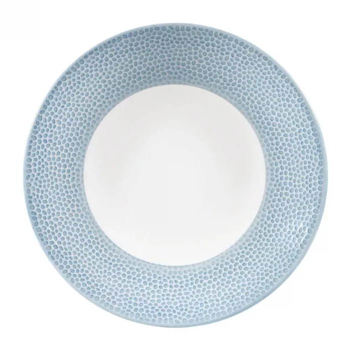 Churchill Isla Deep Coupe Plates Ocean Blue 225mm (Pack of 12) - Image 1