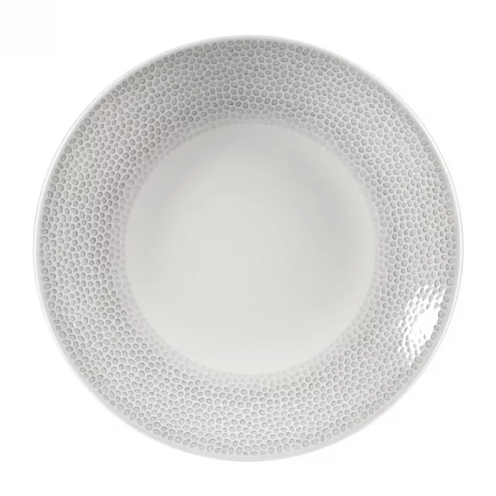Churchill Isla Deep Coupe Plates Shale Grey 225mm (Pack of 12) - Image 1