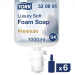 Tork Perfumed Luxury Soft Foam Hand Soap 1Ltr (6 Pack) - Image 2