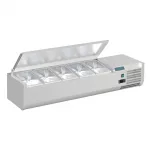 Polar G-Series Countertop Prep Fridge with Lid 5x 1/4GN - Image 2