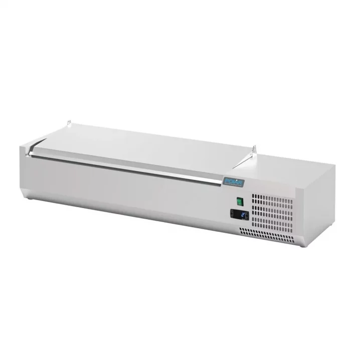 Polar G-Series Countertop Prep Fridge with Lid 5x 1/4GN - Image 3
