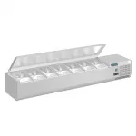Polar G-Series Countertop Prep Fridge with Lid 7x 1/4GN - Image 2
