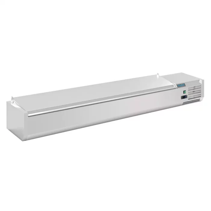 Polar G-Series Countertop Prep Fridge with Lid 10x 1/4GN - Image 1