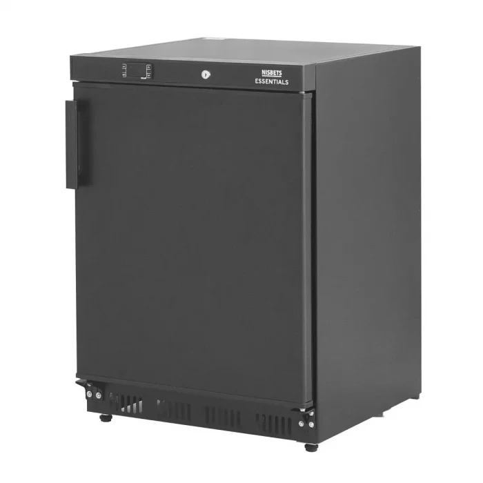 Nisbets Essentials Undercounter Freezer Black - 140Ltr - Image 2