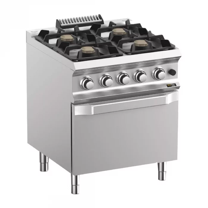 Hobart Ecomax 4 Burner Oven Range - Image 1