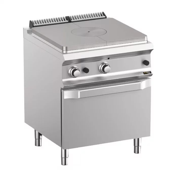 Hobart Ecomax Solid Top Oven Range HETPG77FG - Image 1