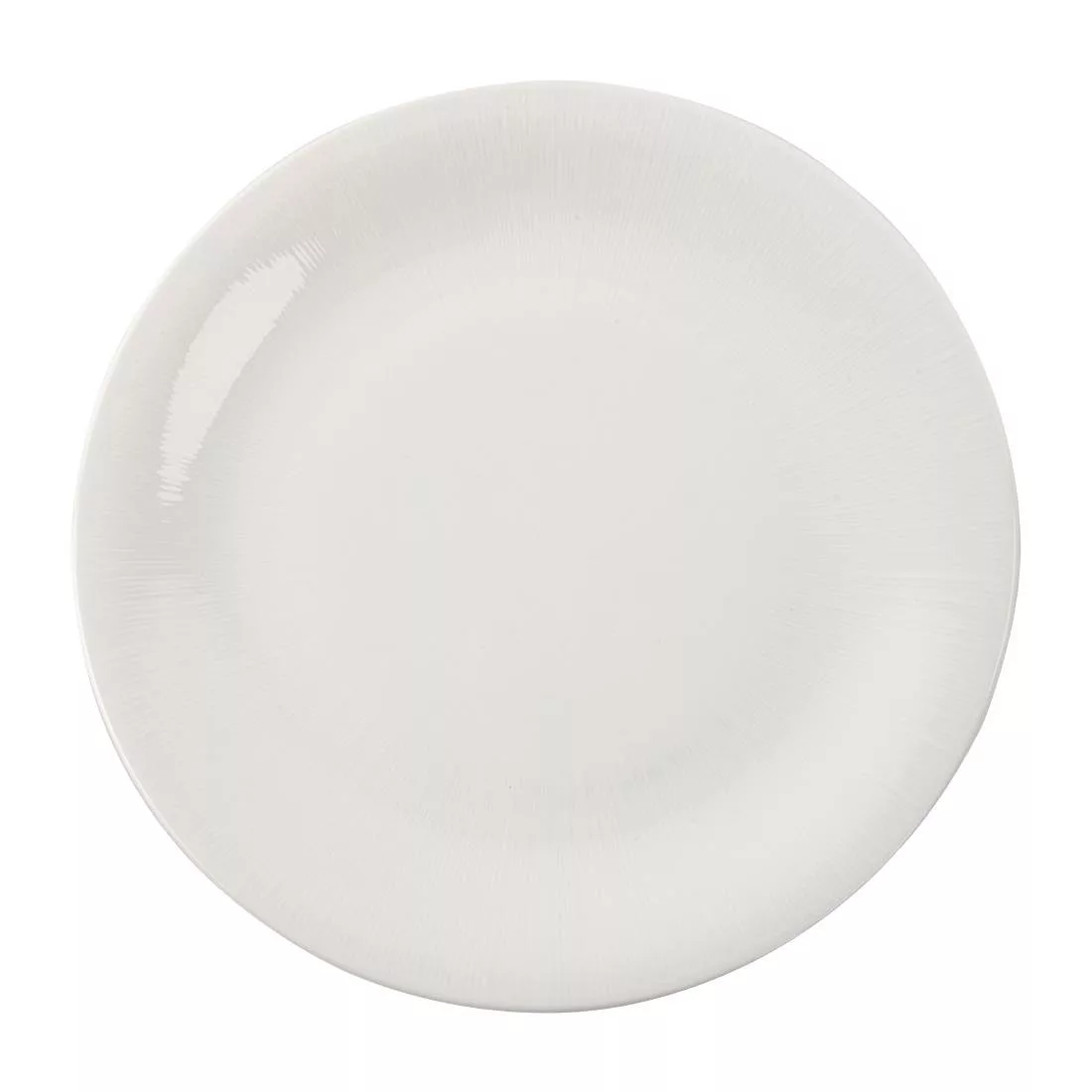 fb641_top.jpg Royal Bone Ascot Embossed Coupe Plate 290mm (Pack of 6) - Image 1