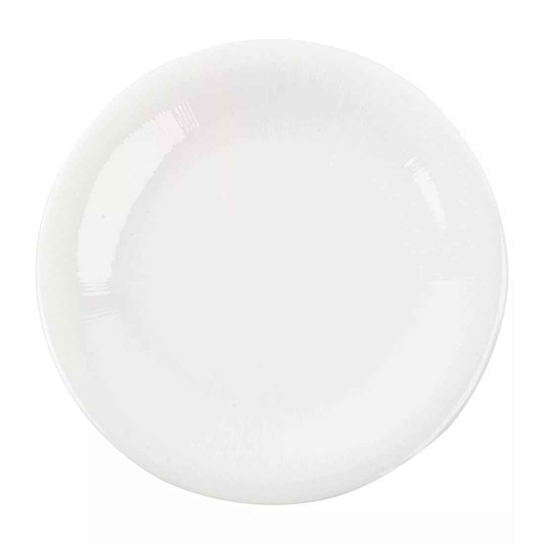 fb644_top.jpg Royal Bone Ascot Embossed Coupe Plate 180mm (Pack of 12) - Image 1