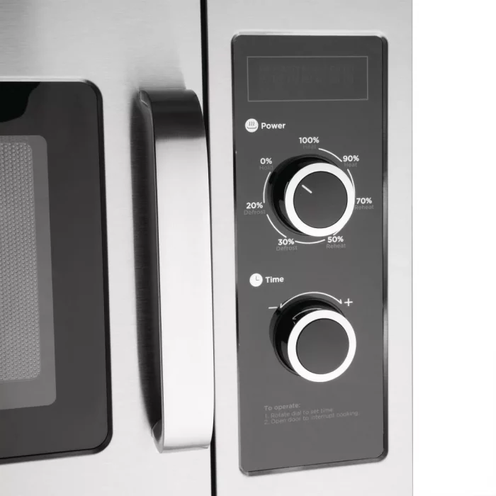 Buffalo Manual Commercial Microwave Oven 34ltr 1800W - Image 3