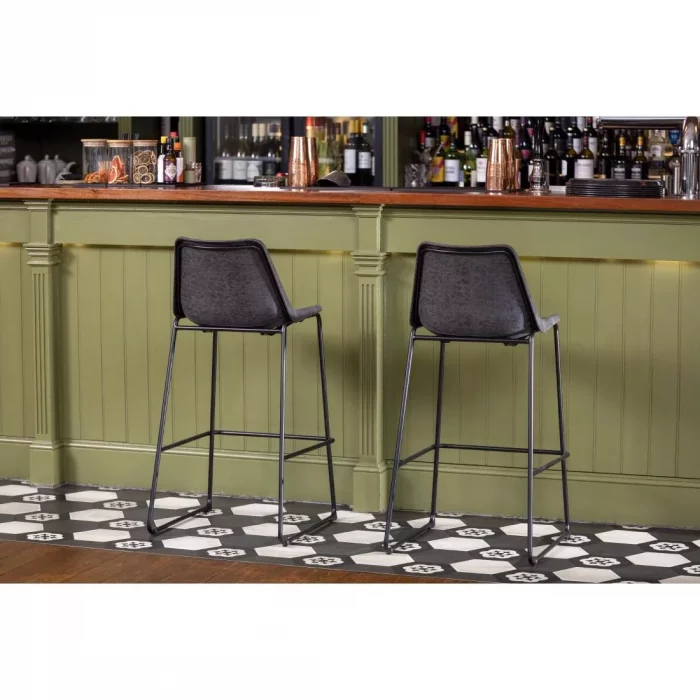 Bolero Rodeo High Stools Black (Single) - Image 5