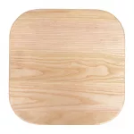 Bolero Cantina Low Stools with Wooden Seat Pad Orange (Pack of 4) - Image 5