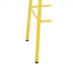 Bolero Cantina High Stools with Wooden Seat Pad Yellow (Pack of 4) - Image 4